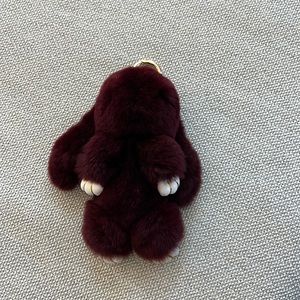FendiInspired Real Fur Bag Key Chain